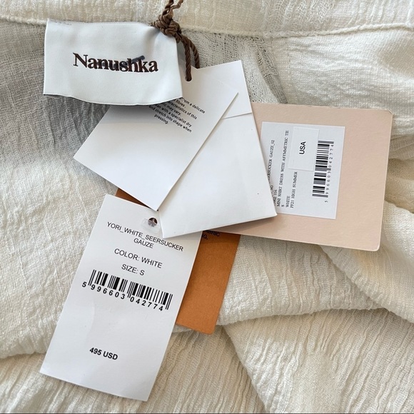 Nanuska | Dresses | Nanushka Yori Linen Mini Dress | Poshmark